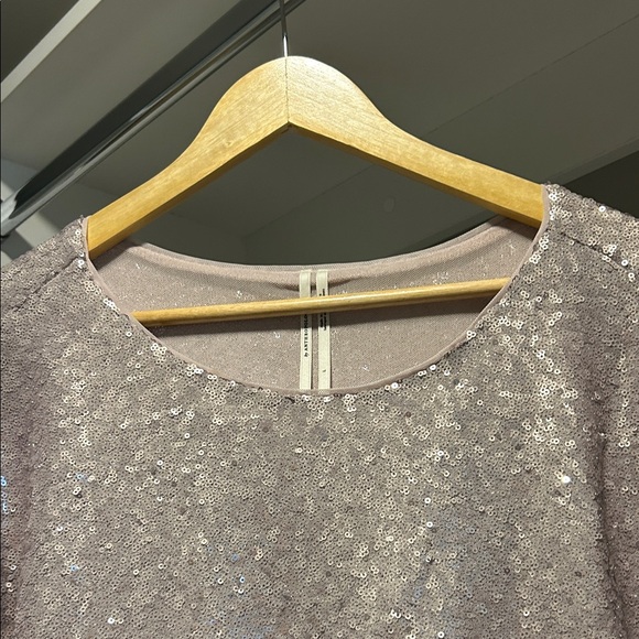 Anthropologie Lavender Sequin Blouse - Picture 5 of 9